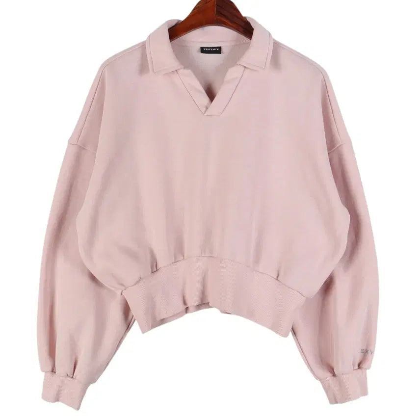[BUNJANG] XEXYMIX Women's Cropped Sweatshirt M / 젝시믹스 XEXYMIX 크롭 맨투맨 M /k6416