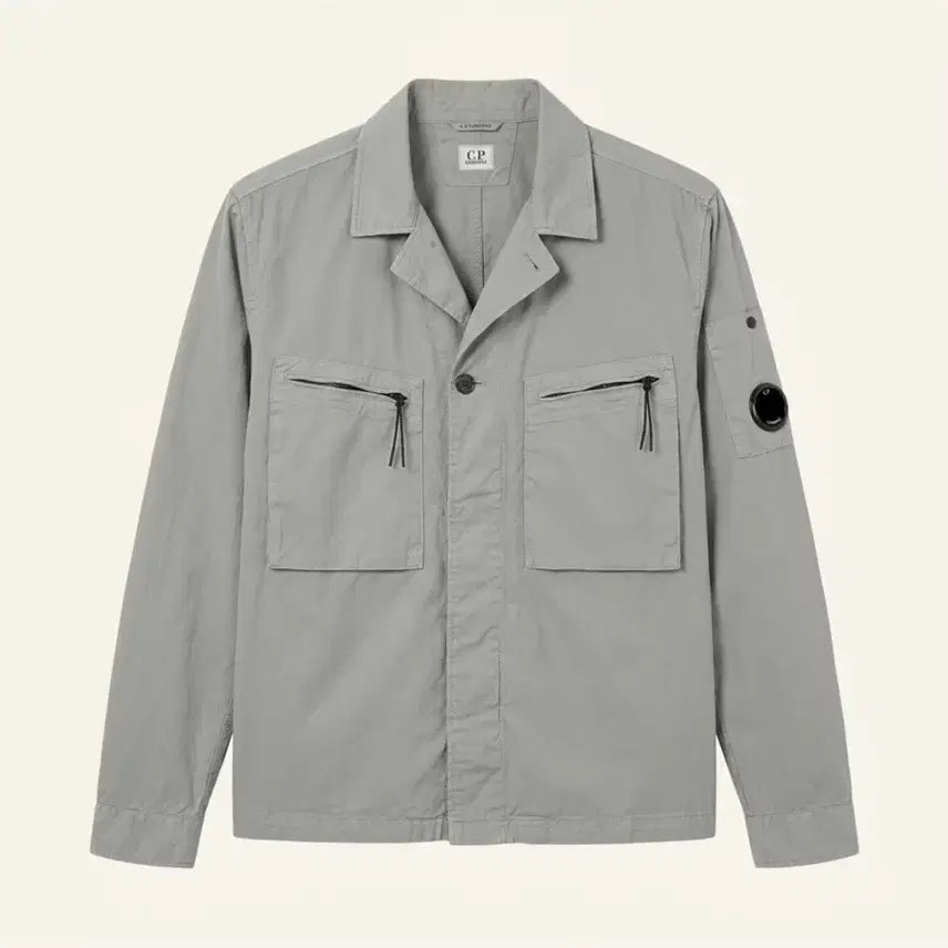 [BUNJANG] CP Company Lens Applique Field Jacket Grey (L) / CP컴퍼니 렌즈와펜 필드자켓 그레이 (L)