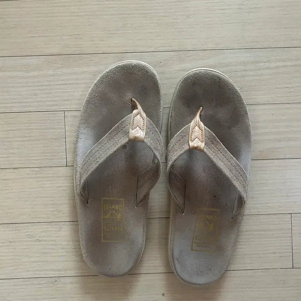 [BUNJANG] Island Slipper Suede Sandals (270) / 아일랜드슬리퍼 스웨이드 샌들 270