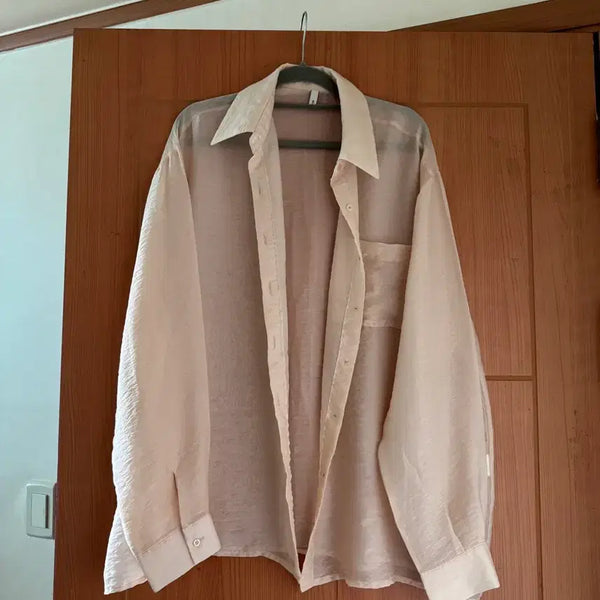 [BUNJANG] Salanta Peach Color Shirt / 살안타 셔츠 피치색