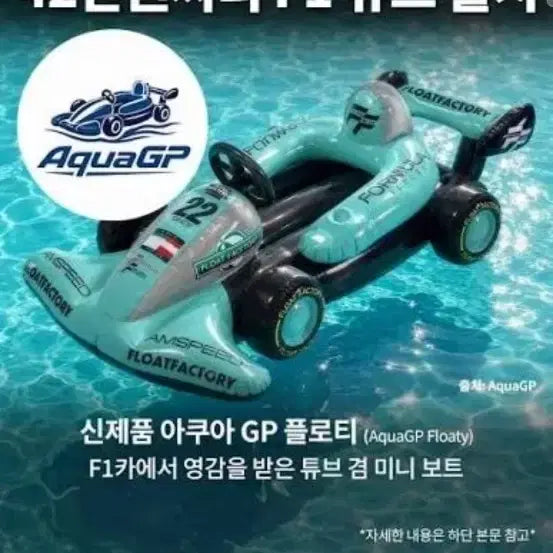[BUNJANG] AquaGP Floaty F1 Tube / 아쿠아gp 플로티 f1튜브