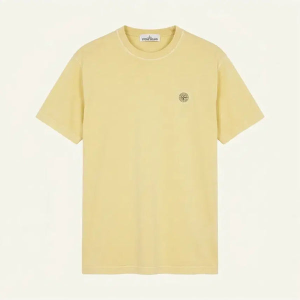 [BUNJANG] Stone Island Logo Patch T-Shirt Mustard XL / 스톤아일랜드 로고패치 반팔 머스타드 (XL)
