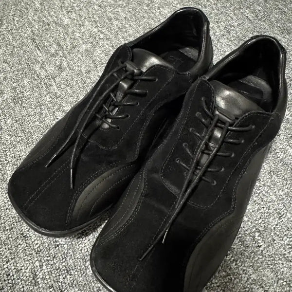 [BUNJANG] Femont Square Black Suede Shoes Size 275 / 페몬트 스퀘어 블랙 275