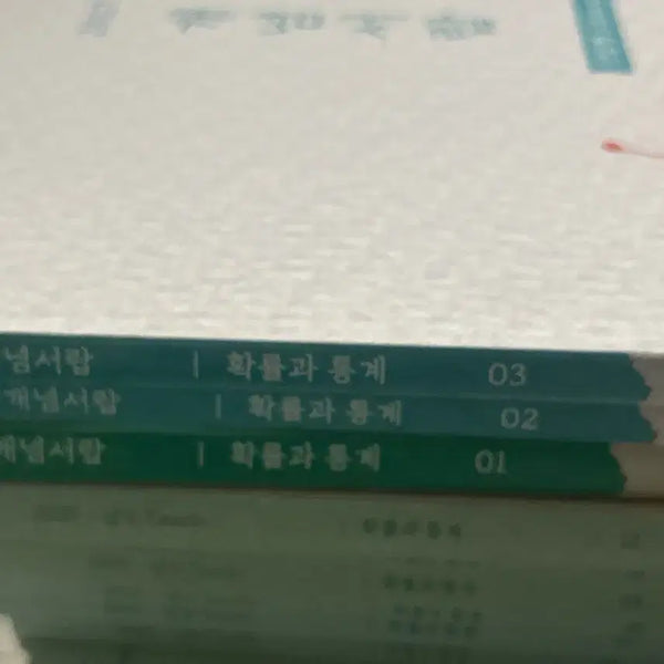 [BUNJANG] Nam Ji-hyun Concepts Workbook Set (Probability & Statistics, Calculus 1, Calculus 2) / 개념서랍 남지현T 확통 수1 수2