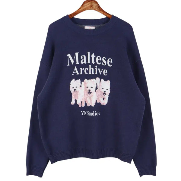 [BUNJANG] WAIKEI Knit Sweater (Size F) / 와이케이 WAIKEI 니트 F / k6432