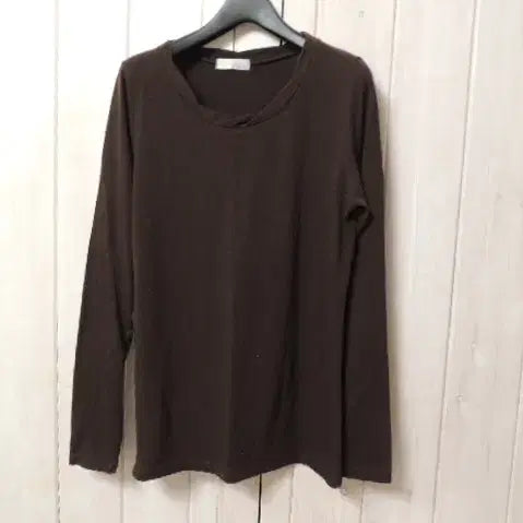 [BUNJANG] Stylish Brown Stretchy Top / 세련 브라운 신축성 좋은 탑