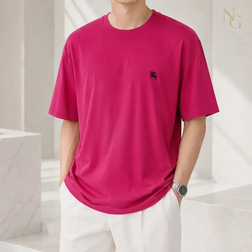 [BUNJANG] Burberry Embroidered Logo Classic Short Sleeve T-Shirt XL / 105 / [정품/당일출고] 버버리 자수 로고 클래식 반팔 티셔츠 XL / 105