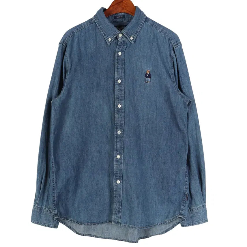 [BUNJANG] WHO A U Denim Shirt - Size M / 후아유 WHO A U 데님 셔츠 M / k6400