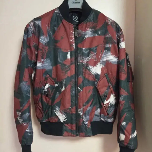 [BUNJANG] MCQ Alexander McQueen Multi-Color Pattern Bomber Jacket / MCQ 알렉산더 맥퀸 봄버 자켓 멀티 컬러