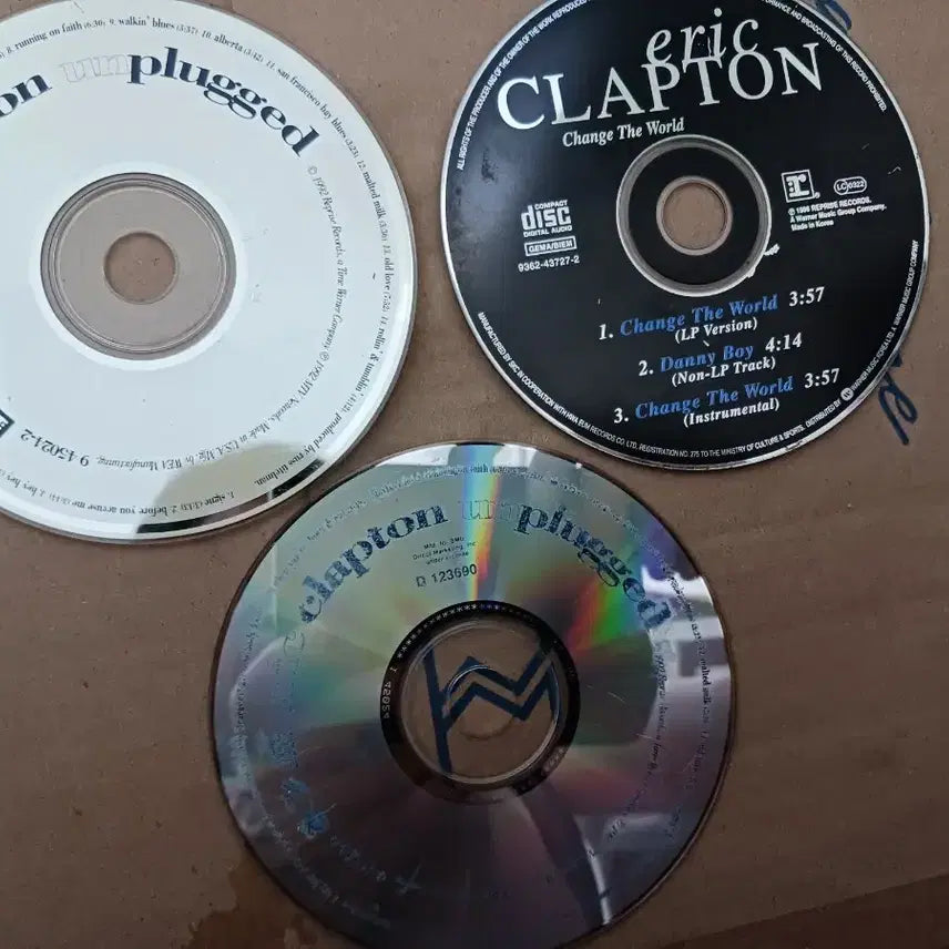[BUNJANG] Eric Clapton Unplugged & Change The World CD Set / 에릭 클랩튼 Unplugged / Change The World CD 3종