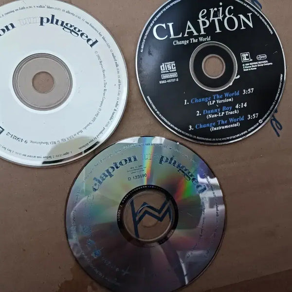 [BUNJANG] Eric Clapton Unplugged & Change The World CD Set / 에릭 클랩튼 Unplugged / Change The World CD 3종