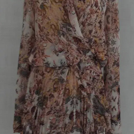 [BUNJANG] BCBGeneration Floral Print Metallic Thread Dress Size 55 / 비씨비제너레이션 원피스/55사이즈/새제품수준