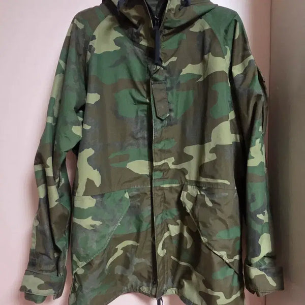 [BUNJANG] US Military Camouflage GORE-TEX Woodland Field Jacket / 미군 카모플라쥬 고어텍스 우드랜드 야상