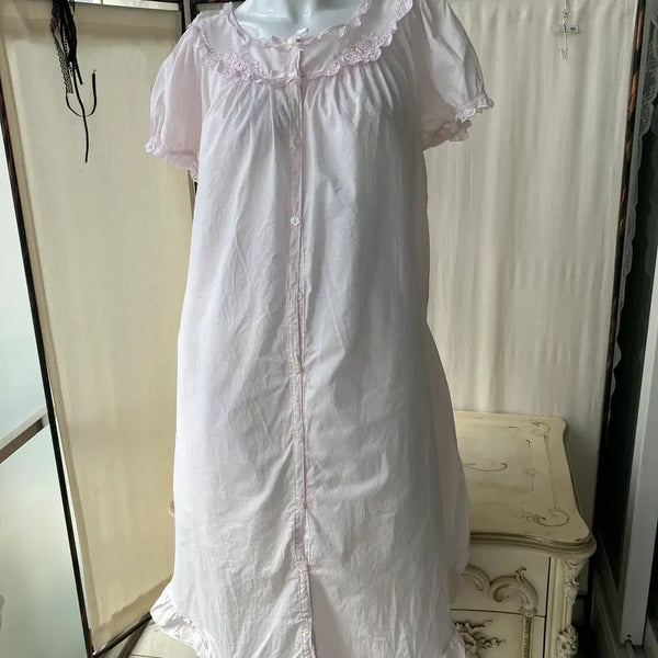 [BUNJANG] Mori Girl Strawberry Milk Pink Frill Lace Dress / 딸기 우유 핑크 프릴 레이스 원피스 1368 모리걸 일본빈티지