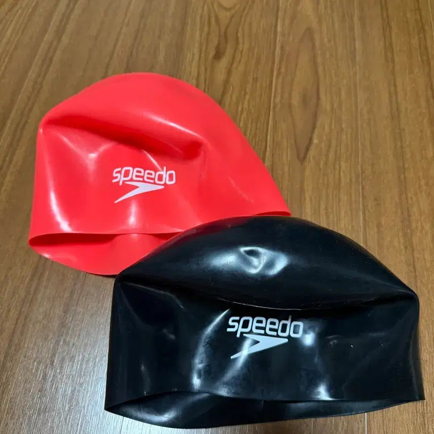 [BUNJANG] Speedo Racing Swim Cap 2-Pack Bundle / 스피도 경기용 수모 l 2개 일괄 판매
