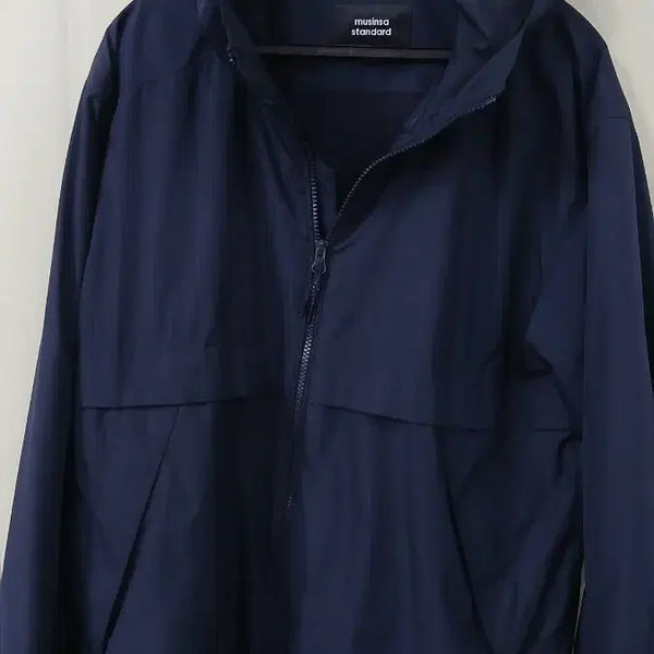 [BUNJANG] Musinsa Standard Windbreaker Jacket Navy L / 무신사 스탠다드 바람막이 자켓 네이비 L