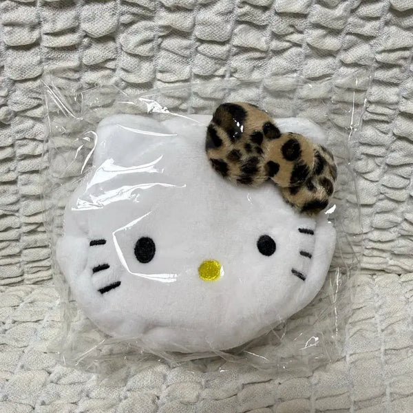 [BUNJANG] Sanrio Hello Kitty Leopard Brown Mini Face Pouch / 산리오 미니페이스 파우치 헬로키티 호피브라운