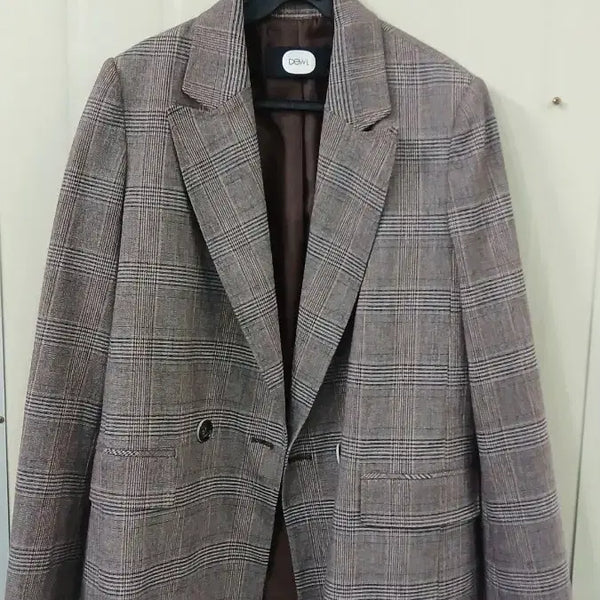 [BUNJANG] Dewl Check Pattern Jacket / Dewl 체크 패턴 자켓 85-94-160  55사이즈
