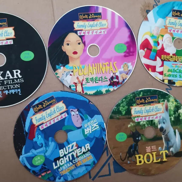 [BUNJANG] Pixar Short Animation Collection & Disney Classics DVD Bundle / 픽사 단편 애니메이션 컬렉션 / 포카혼타스 / 미키 산타 구출 대작전 / 우주전사 버즈 / 볼트