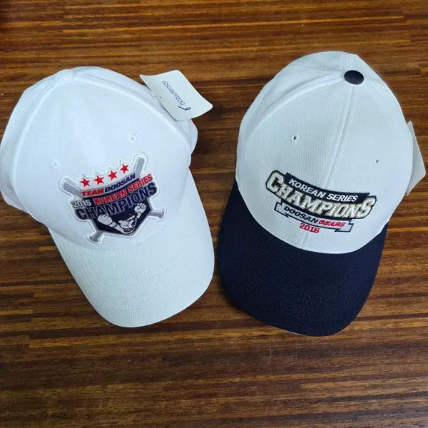 [BUNJANG] Doosan Bears 2015 2016 Champions Commemorative Hat (M/L) / 두산 2015 2016 챔피언스 기념 모자 m L 일괄