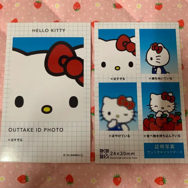 [BUNJANG] Hello Kitty Photo ID Card / 헬로키티 증명사진