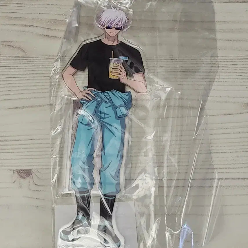 [BUNJANG] Jujutsu Kaisen Gojo Satoru Dobu Zoo Collaboration Acrylic Stand (Sealed) / [미개봉]주술회전 고죠 사토루 도부 동물공원 콜라보 아크릴 스탠드