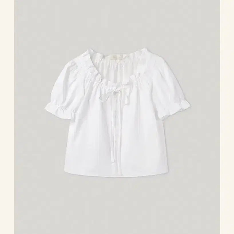 [BUNJANG] Smoothmood Lily Blouse White / 스무드무드 릴리 블라우스