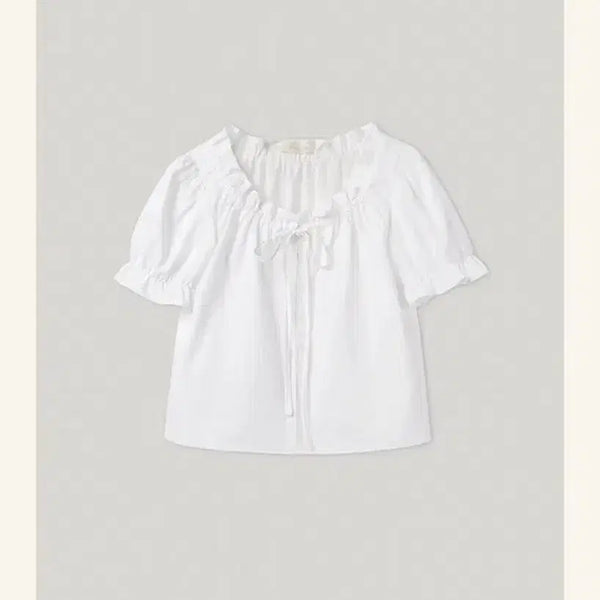[BUNJANG] Smoothmood Lily Blouse White / 스무드무드 릴리 블라우스