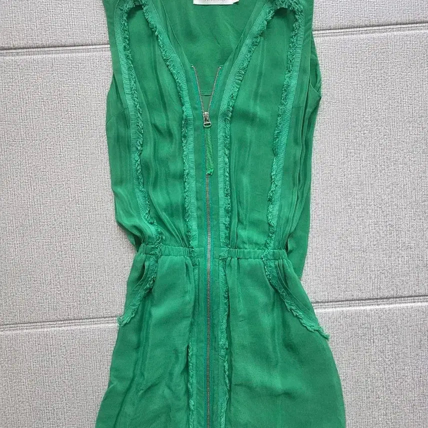 [BUNJANG] Jessi New York Zip-Up Sleeveless Dress Size 44 / 제시뉴욕 집업 민소매 원피스44