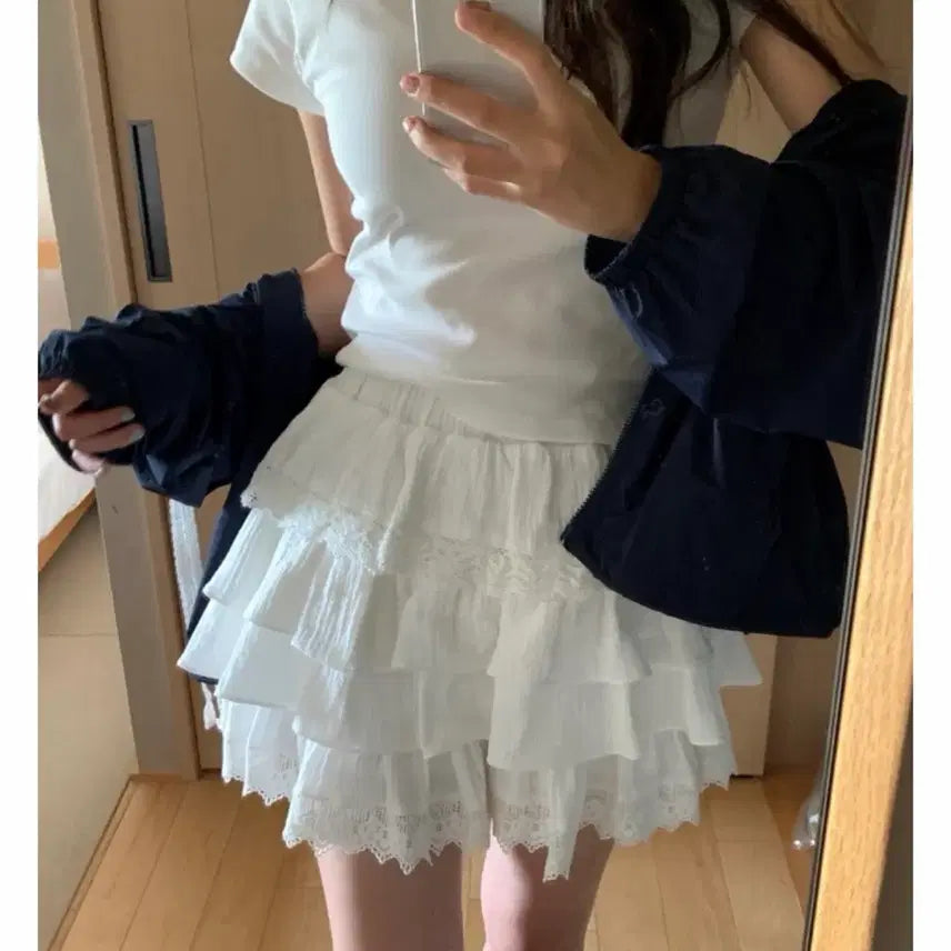 [BUNJANG] Peter Pan & Wendy High-Quality Sugar Crinoline Mini Skirt / (새상품) 피터앤웬디 고퀄리티 슈가 캉캉 미니스커트