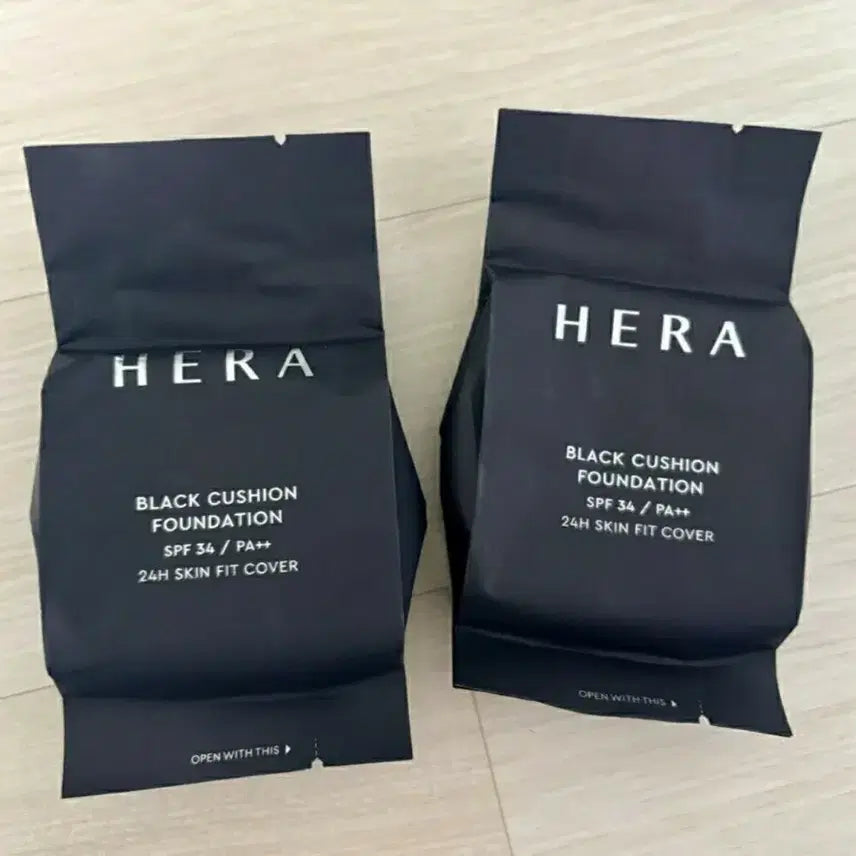 [BUNJANG] Hera Black Cushion Refill 23N1 Bundle Set / 2개일괄 급처!! 헤라 블랙쿠션 리필 23N1