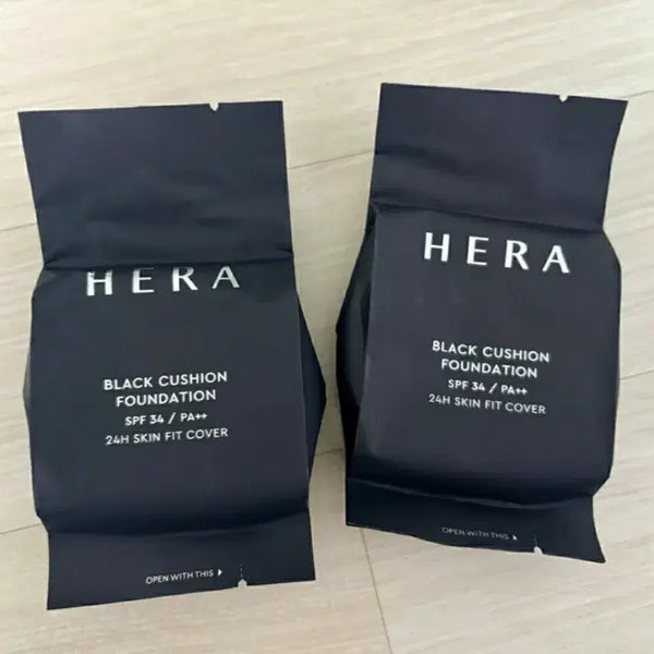 [BUNJANG] Hera Black Cushion Refill 23N1 Bundle Set / 2개일괄 급처!! 헤라 블랙쿠션 리필 23N1
