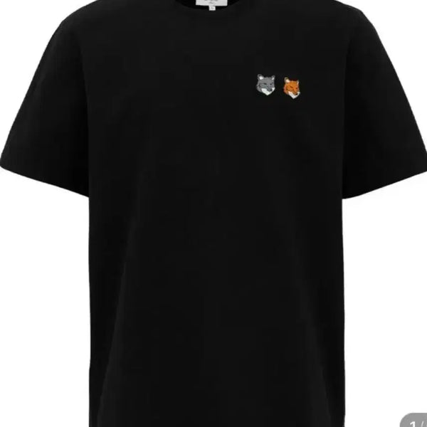 [BUNJANG] Maison Kitsuné Double Fox Head Short Sleeve T-Shirt L / 정품 메종키츠네 투폭스 반팔티 L