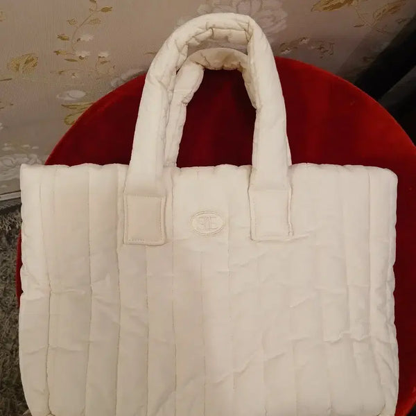 [BUNJANG] SIENNE Padded Bag Ivory / 시엔느 패딩백 아이보리