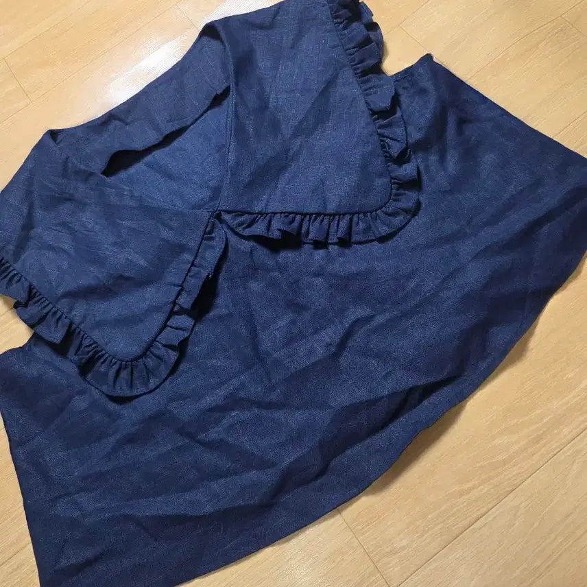 [BUNJANG] Linen Sleeveless Mandarin Collar Blouse / 파격세일)..새상품. 린넨  민소매. 세라 카라 블라우스. 가슴55.길이44cm
