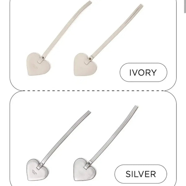 [BUNJANG] Atelier Park Carry Bag Charm Silver & Ivory Bundle Set / (새상품일괄)아틀리에파크 캐리 백참 실버+아이보리 2개 모두 드림