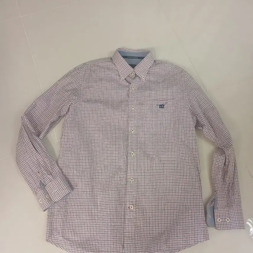 [BUNJANG] Henry Cotton's Check Pattern Shirt Blue/Red Men's / 헨리코튼스    체크 패턴 셔츠 블루/레드 남성