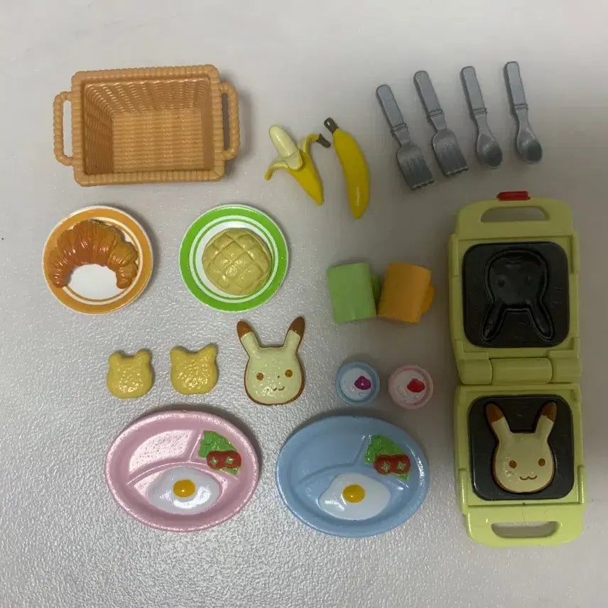 [BUNJANG] Sylvanian Families Breakfast Set (Discontinued) / 단종 실바니안 소품 아침식사