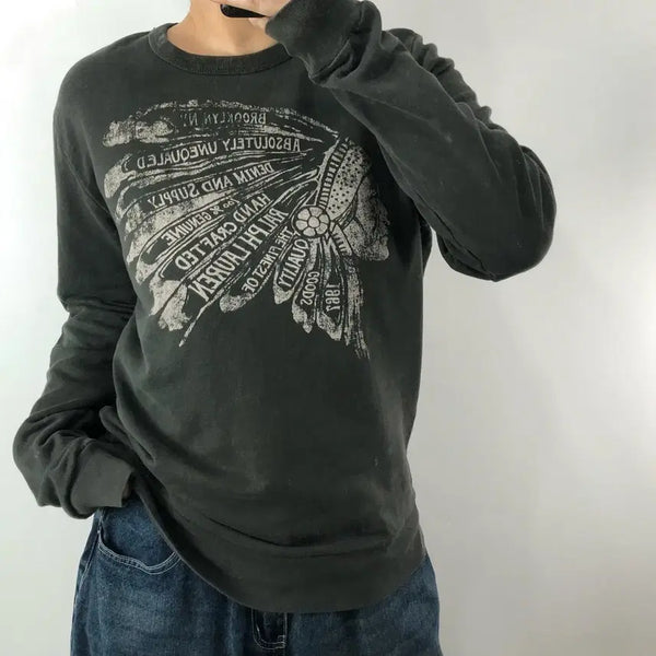[BUNJANG] Polo Ralph Lauren Denim & Supply Indian Sweatshirt (M) / 폴로 데님앤서플라이 인디언 맨투맨 [M]