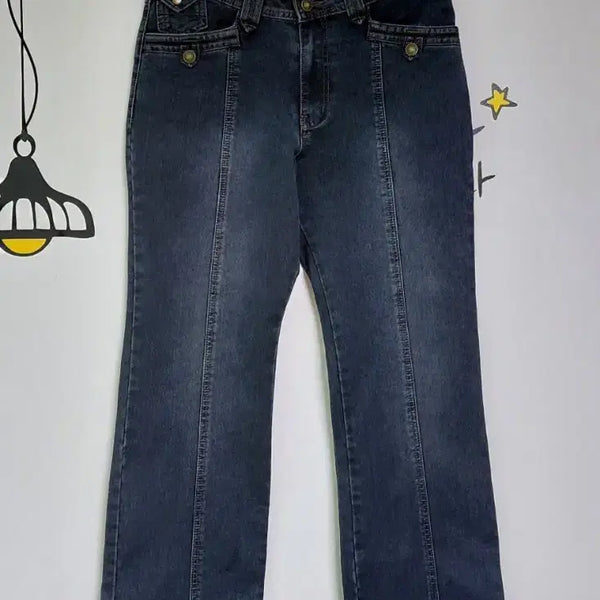 [BUNJANG] Gran Sasso Multi Pocket Semi Bootcut Denim Pants / [27~28] Gran Sasso 멀티 포켓 절개 세미 부츠컷 데님