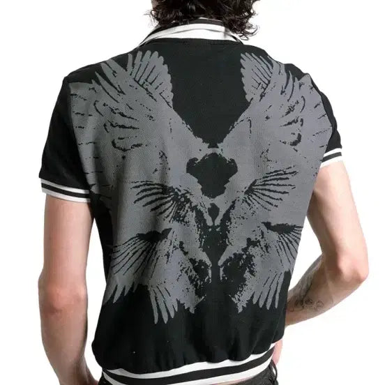 [BUNJANG] Steep Steepc Wing Ringer Anorak Short Sleeve T-Shirt / 스팁 steepc 니어 윙 링거 아노락 반팔