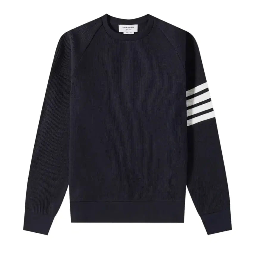 [BUNJANG] Thom Browne 4-Bar Raglan Sweatshirt Navy / 톰브라운 맨투맨