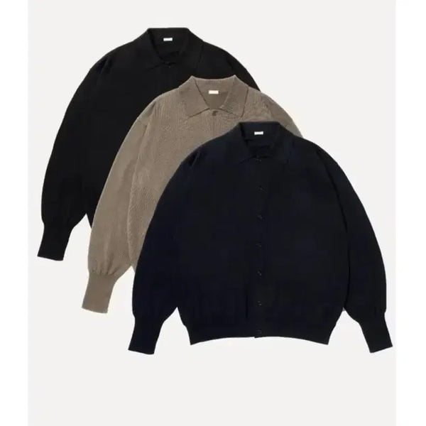[BUNJANG] Apresse Cotton Knit Cardigan Navy Size 3 / (3)26ss 아프레쎄 코튼 니트 가디건