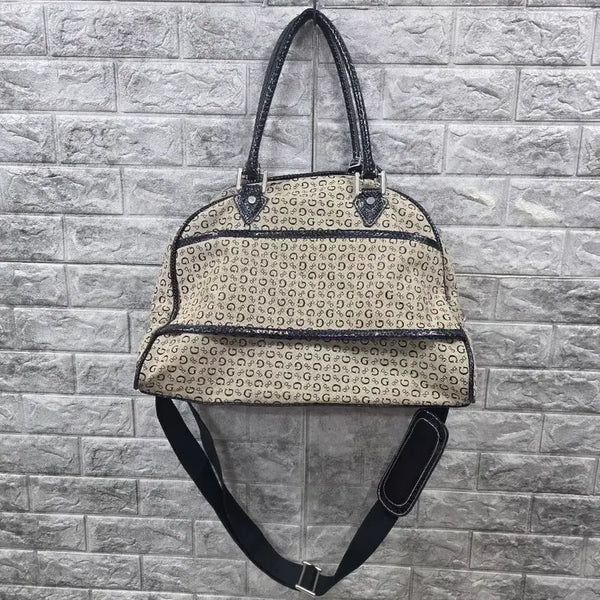 [BUNJANG] Guess Shoulder Bag Beige/Black / 게스 숄더백 베이지/블랙  사이즈 50*35 새거같은 중고
