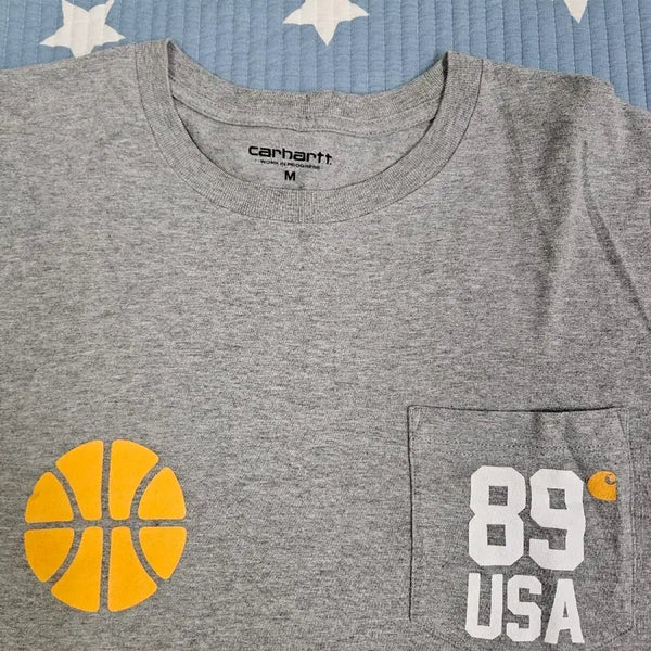 [BUNJANG] Carhartt T-Shirt Gray / 칼하트 반팔티 100