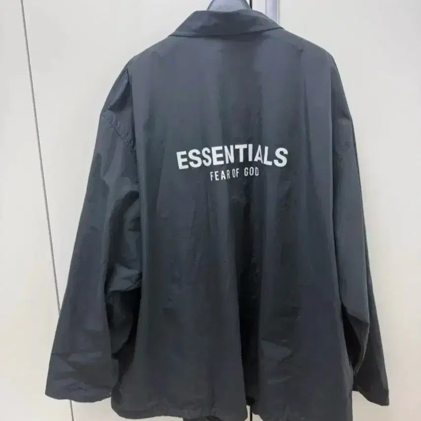 [BUNJANG] Fear of God Essentials Coach Jacket XXL / [XXL] 피어 오브 갓 에센셜 코치 자켓