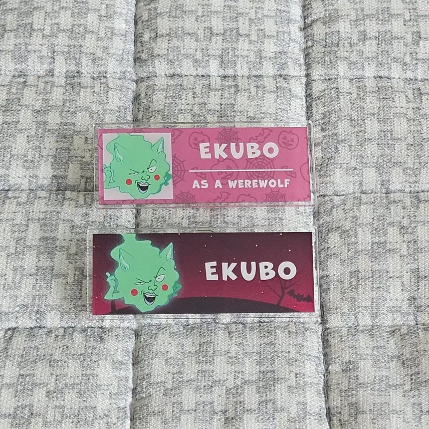 [BUNJANG] Mob Psycho 100 Ekubo Name Tag / 모브사이코100 에쿠보 명찰