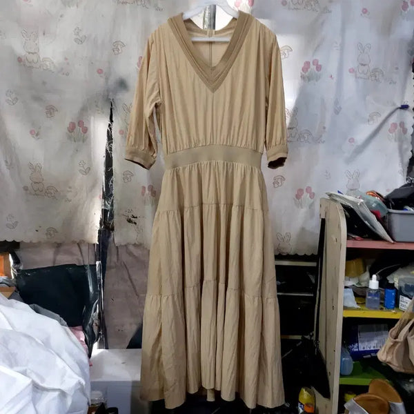 [BUNJANG] ZOOC Relaxed Fit Cooling Long Dress / 쥬크(ZOOC)  바스락~  냉감  롱  원피스