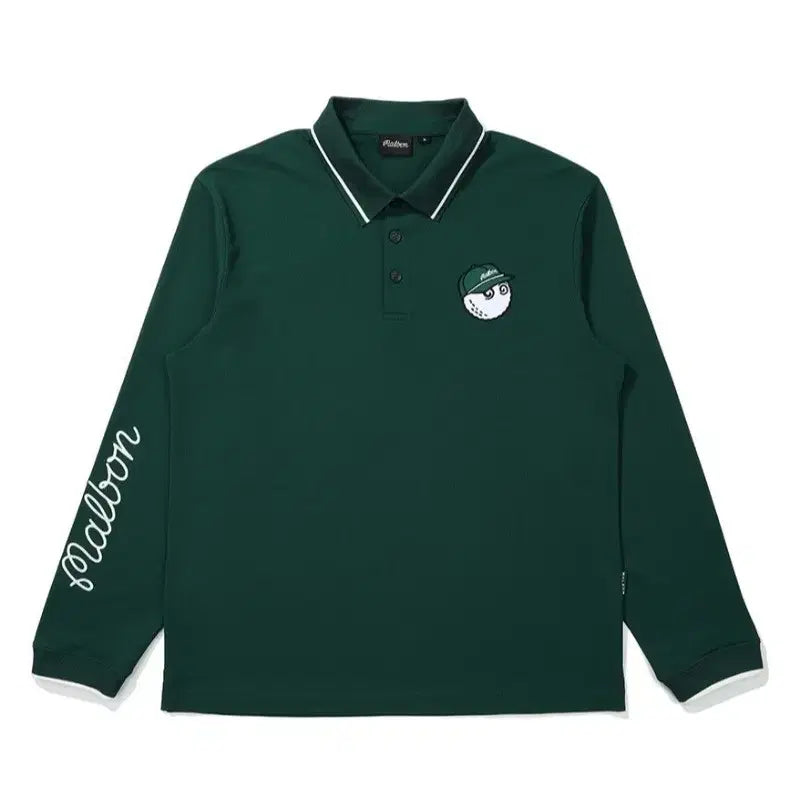 [BUNJANG] Malbon Basic Bucket Pique Polo T-Shirt (M) / 말본 베이직 버킷 피케 폴로 티셔츠 (M)
