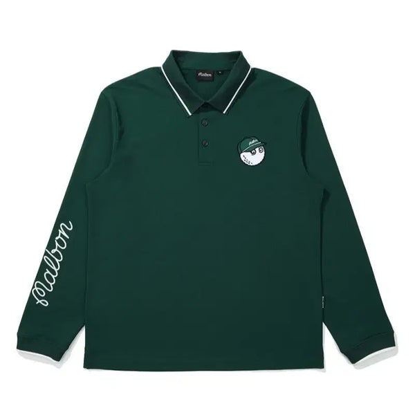 [BUNJANG] Malbon Basic Bucket Pique Polo T-Shirt (M) / 말본 베이직 버킷 피케 폴로 티셔츠 (M)
